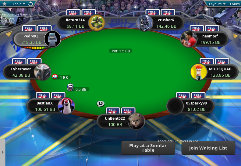 Full tilt poker free games