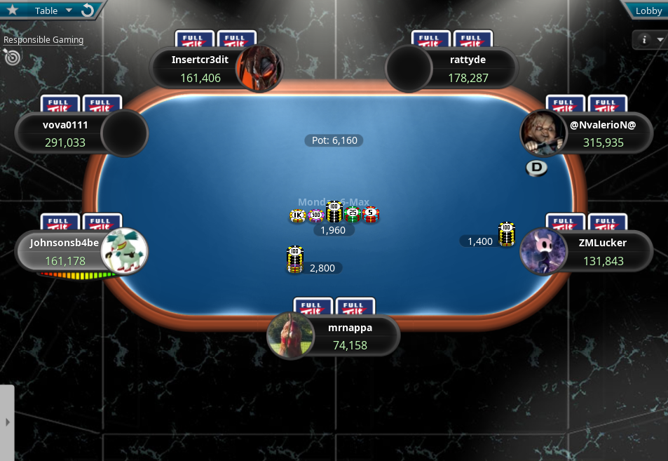 Full Tilt Clone for PokerStars Aurora | PokerTableThemes